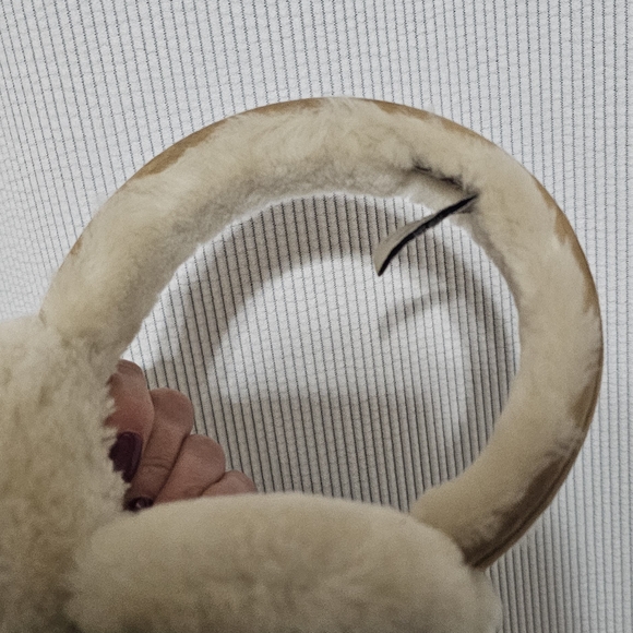 UGG Tan and Cream Shearling Earmuffs - Picture 4 of 5